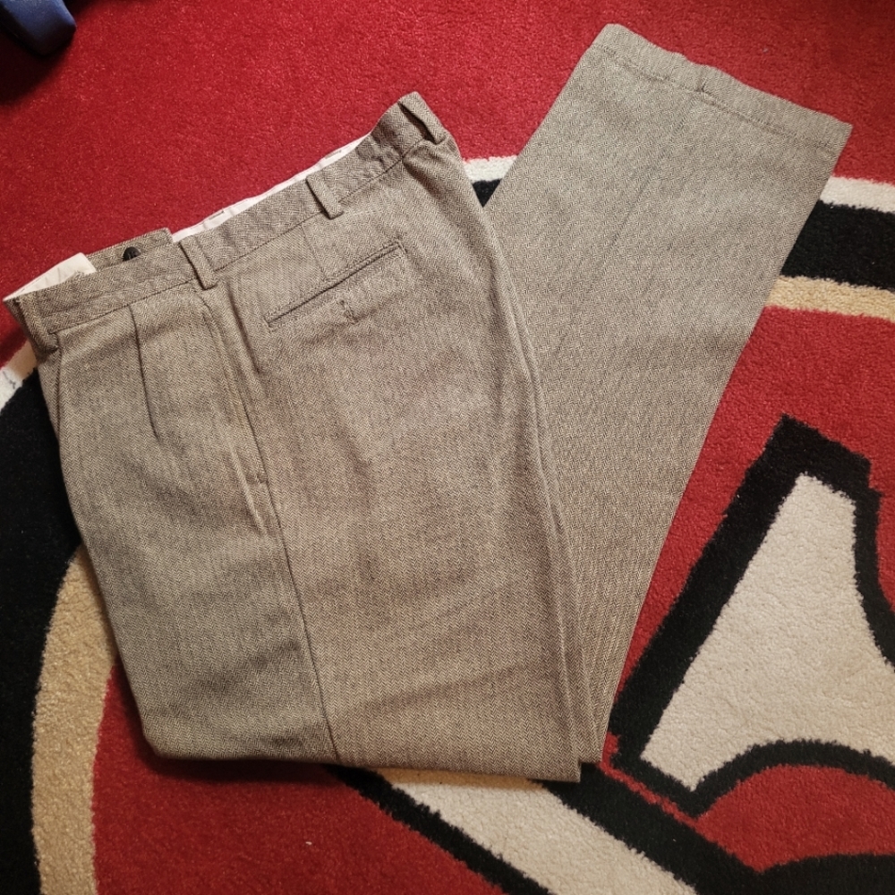 Polo Ralph Lauren Slacks, 100% Cotton, Houndstooth pattern